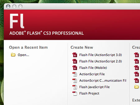 Flash CS3 Mac OS版 _Flash AS编程教程