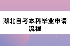 湖北自考本科毕业申请流程